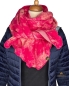 Preview: Schal aus Baumwolle Pink mit Batik Muster