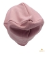 Preview: Hipster Beanie in der Farbe Rosa mit Label "whatever"