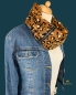 Mobile Preview: Schal aus Baumwolle in der Farbe Braun Leoprint