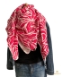 Preview: Schal aus Baumwolle in der Farbe Pink gemustert