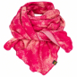 Preview: Schal aus Baumwolle Pink mit Batik Muster