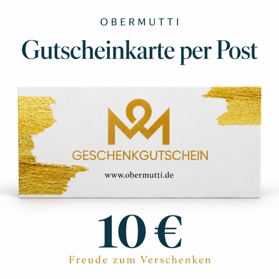 OBERMUTTI Gutscheinkarte per Post – 10 Euro