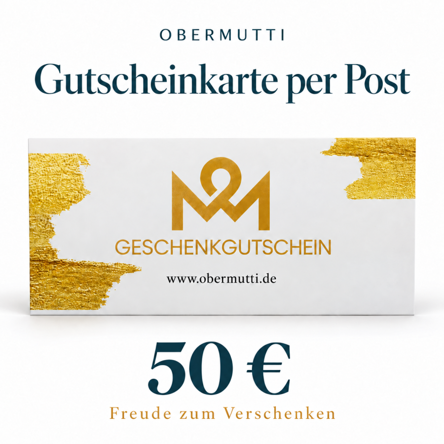 OBERMUTTI Gutscheinkarte per Post – 50 Euro