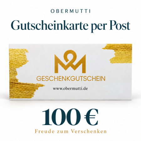 OBERMUTTI Gutscheinkarte per Post – 100 Euro