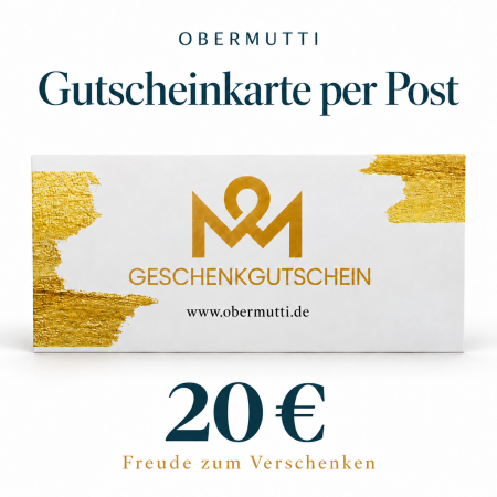 OBERMUTTI Gutscheinkarte per Post – 20 Euro